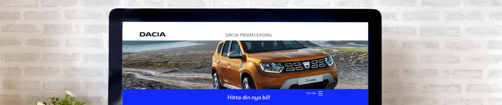Photo Dacia Private Lease Suède